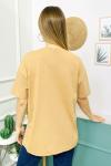 155256 Oversize Baskisiz Duz Tshirt